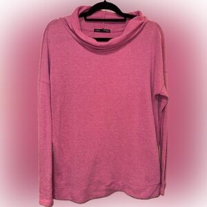Tresics Women's Cowl Neck Sweater in Pink